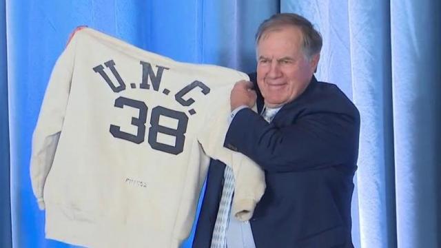 UNC introduces Bill Belichick as head football coach