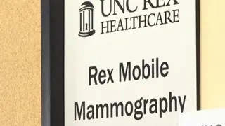 UNC Rex Mobile Mammography unit reducing barriers to care