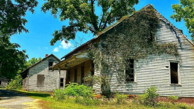 Exploring a real-life ghost town nestled at the foot of the NC mountains Exploring a real-life ghost town nestled at the foot of the NC mountains